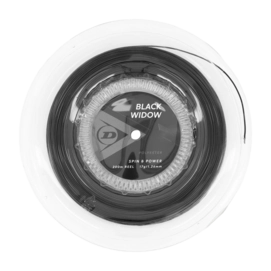Cordage de Tennis Dunlop Black Widow 17G Black 1,26mm/200m