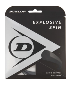Tennissaite Dunlop Explosive Spin 17G Black 1,25 mm/12 m