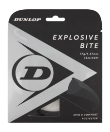 Tennissnaar Dunlop Explosive Bite 17G Black 1.27mm/12m