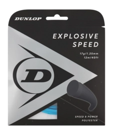 Cordage de Tennis Dunlop Explosive Speed 17G Bleu 1,25mm/12m