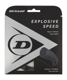 Tennissnaar Dunlop Explosive Speed 16G Black 1.3mm/12m