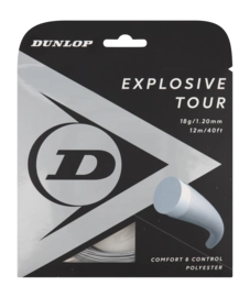 Cordage de Tennis Dunlop Explosive Tour 18G Silver 1,20mm/12m