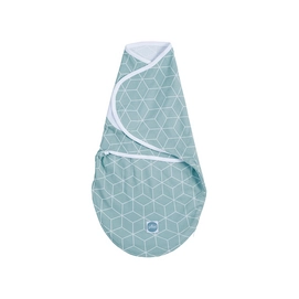 Wikkeldeken Jollein Wrapper Graphic Stone Green