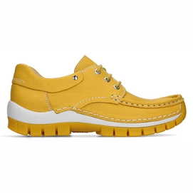 Veterschoen Wolky Women Fly Velvet leather Yellow