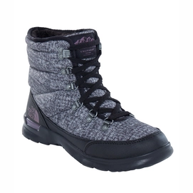 Snowboot The North Face Women Thermoball Lace II Burnished Houndstooth Print Black Plum