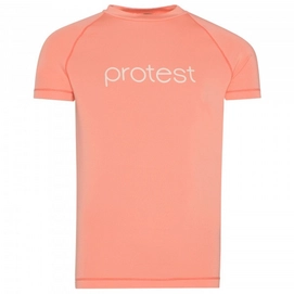 T-Shirt Protest Girls Senna Jr Rashguard Short Sleeve Dusk Coral