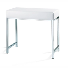 Badezimmerhocker Decor Walther DW 66 Chrom Weiß