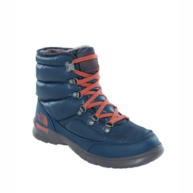 Snowboot The North Face Women Thermoball Lace II Shiny Ink Blue Etruscan red