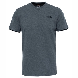 T-Shirt The North Face Men V Neck S S Tee TNF Mid Grey