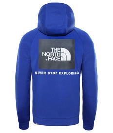 Trui The North Face Men Raglan Red Box Hoodie Lapis Blue