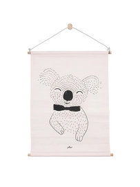 Poster Jollein Canvas Wild Animals Creamy Peach