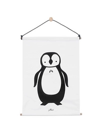 Poster Jollein Canvas Penguin