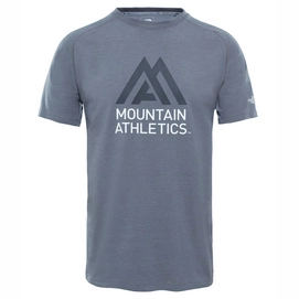 T-shirt The North Face Men Wicke Graphi Crew Mid Grey Heather Asphalt Grey