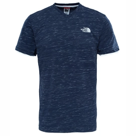 T-Shirt The North Face Men V Neck S S Tee Urban Navy TNF White