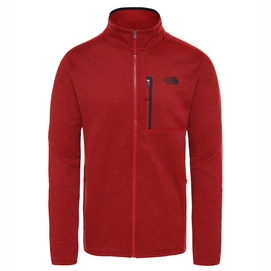 Fleece The North Face Men Canyonlands Full Zip Cardinal Red Heather