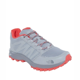 Wandelschoen The North Face Women Litewave Fastpack Foil Grey Cayen Red