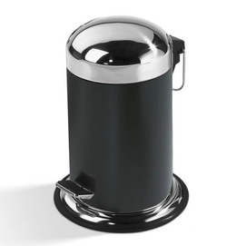 Bin Decor Walther 3L Black Stainless Steel