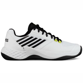 Tennis Shoes K Swiss Men Aero Court HB White Black Neon Yellow