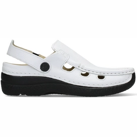 Sandale Wolky Roll Multi Printed Leather White Damen-Schuhgröße 42