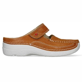 Clogs Wolky Women Roll Slipper Caviar Nubuck Ochre