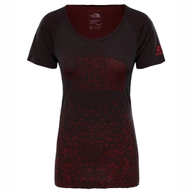 T-Shirt The North Face Women Flight Seamless TNF Black Juicy Red