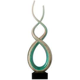 Sculpture Leonardo Rota 48 White Turquoise