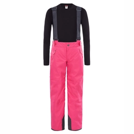 Pantalon de ski The North Face Youth Snowquest Suspender Plus Petticoat Pink