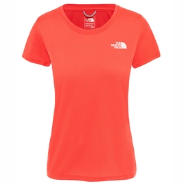 T-Shirt The North Face Women Reaxion Ampere Juicy Red TNF White