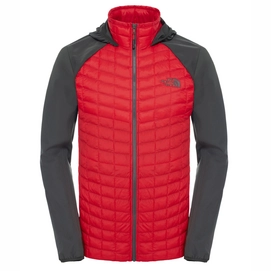 Veste The North Face M Thermoball Hybrid Hoodie TNF Rouge Asphalte Gris