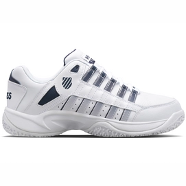 Chaussures de Tennis K Swiss Men Court Prestir Omni White Navy-Taille 42,5