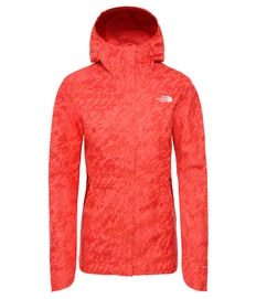 Jas The North Face Women Quest Print Jacket Juicy Red Texture Print