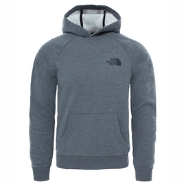 Trui The North Face Men Raglan Red Box Hoodie TNF Medium Grey Heather