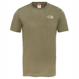 T-Shirt The North Face Men SS Red Box Celebration New Taupe Green