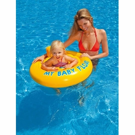 Zwemband Intex Baby Float Geel 70