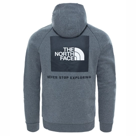 Trui The North Face Men Raglan Red Box Hoodie TNF Medium Grey Heather