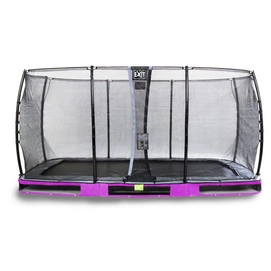 Trampoline EXIT Elegant Ground Premium 427 x 244 Purple Safetynet Economy