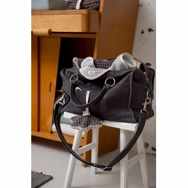 Bloedbad Habitat salon Verzorgingstas Koeka by Cowboysbag Lugano Dark Grey Leather | Geboortewinkel