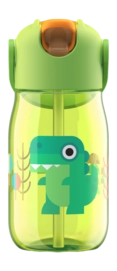 Drinkfles ZOKU Kids Flip met Rietje Green 415 ml