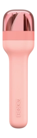 Bestekset ZOKU in Houder Peach (3-delig)