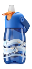 Drinkbeker ZOKU Kids Flip met Rietje Shark 415 ml