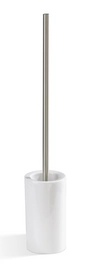 WC Borstel Decor Walther Porzellan DW 6150 Wit Nikkel Geborsteld