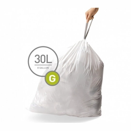 simplehuman Code G Pocket Liner 30L Afvalzakken (30-delig)
