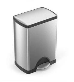 Prullenbak Simplehuman Rectangular Classic RVS 30L