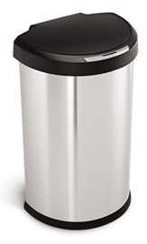 Prullenbak Simplehuman Sensor Semi Round RVS 45L
