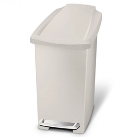 Prullenbak Simplehuman Slim Beige 10L