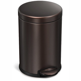 Prullenbak Simplehuman Round Step Can Brons 4,5L