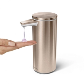 Distributeur de savon simplehuman Sensor Rechargeable Or Rose 266 ml