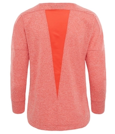 T-Shirt The North Face Women Inlux 3/4 Sleeve Top Fire Brick Red Heather