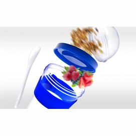 Yoghurtbeker Asobu Chill Yo 2 Go Geel Transparant 360 ml