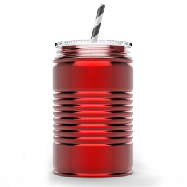 Gobelet Asobu Mason Jar I can Red 540 ml
